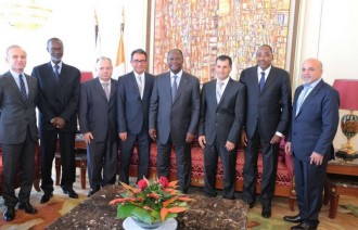 Côte d'Ivoire : Alassane Ouattara reçoit le Président de la Chambre de Commerce et dÂ’Industrie Libanaise en Côte dÂ’Ivoire
